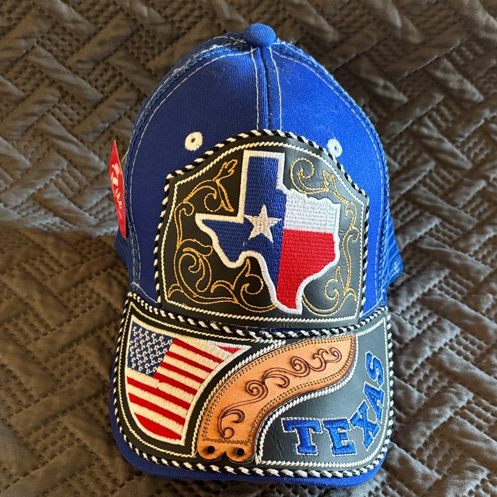 Texas Pride Embroidered Blue Cap